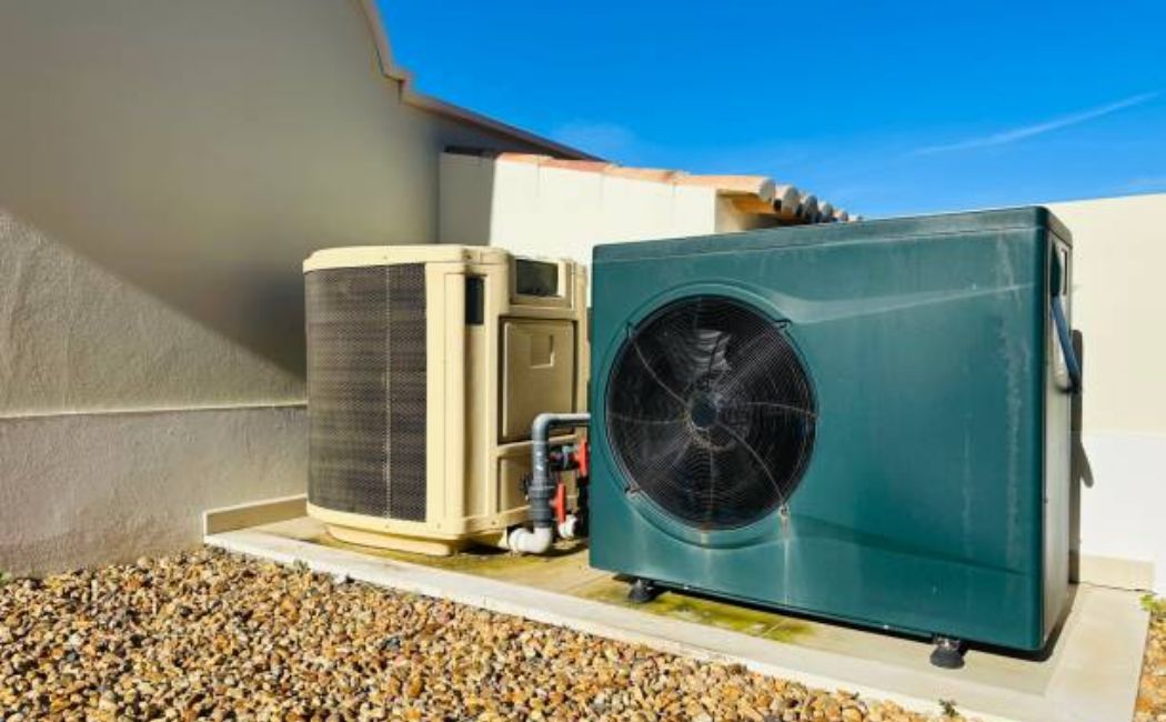 Professional installation of two swimming pool heaters